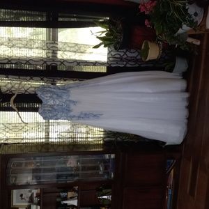 Prom dress. Size 13. Lace backing. Never worn